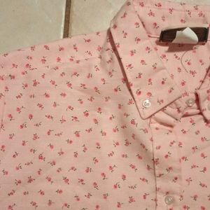 90S Ditsy Floral Buttondown Vtg